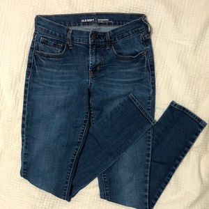 Old navy jeans sz 0 original mid rise skinny ankle